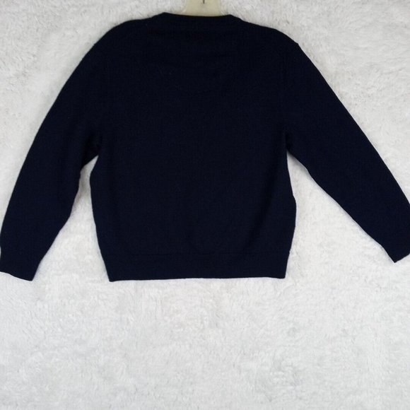 Club Room Womens Sweater Blue M‎ Merino Wool Long Sleeve V Neck Sweatshirt - Picture 2 of 8